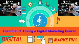 Essential of Taking a Digital Marketing Course