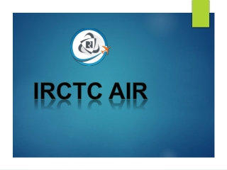 Book flight ticket through IRCTC with more ease