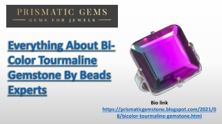 Everything About Bi-Color Tourmaline Gemstone By Beads Experts