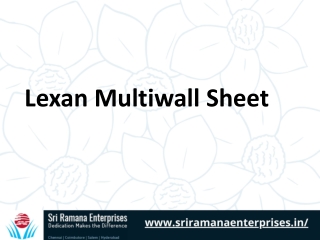 Lexan multiwall Sheet in Coimbatore | Multicell Polycarbonate sheet