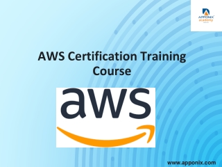 AWS Certification Training Course