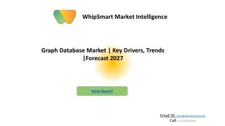 Graph Database Market Research, Global Analysis | Forecast 2027
