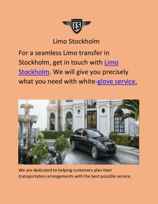 Limo Stockholm
