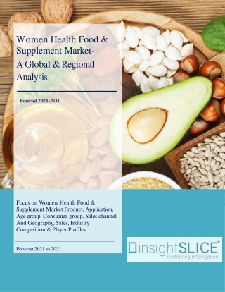 Women Health Food & Supplement Market Share, Trends, Analysis and Forecasts 2031