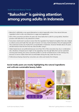 Bakuchiol gaining attention among young adults in ID