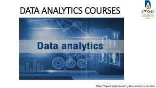 Data analytics courses
