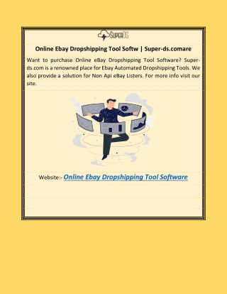 Online Ebay Dropshipping Tool Softw | Super-ds.comare