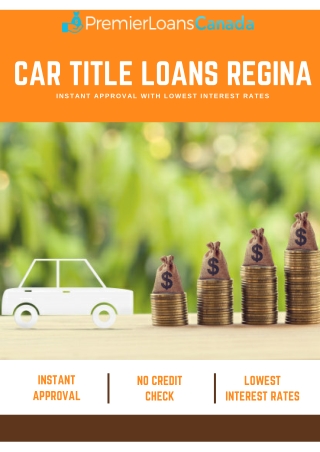 Car Title Loans Regina