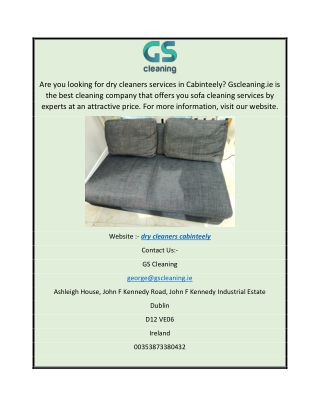 dry cleaners cabinteely  Gscleaning.ie (1)