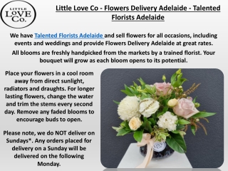 Preserved Flowers Adelaide - Birthday Flowers Adelaide - Little Love Co Flowers