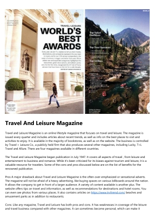 The Ultimate Guide To Cruise Magazine