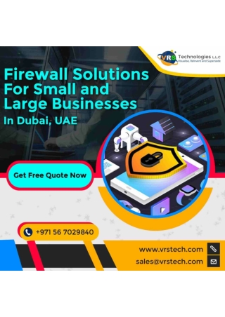 Why it is Important to Hire Firewall Solutions in Dubai?