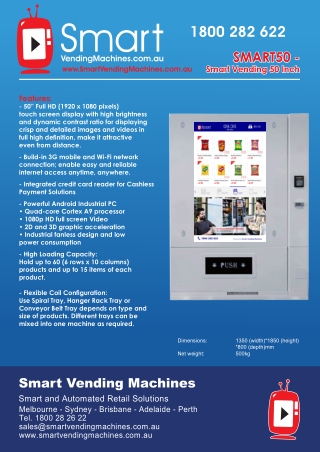 Smart Vending Machines For Your Commercial Space
