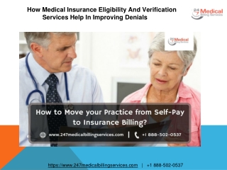 How Medical Insurance Eligibility And Verification Services Help In Improving Denials