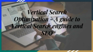 VSO-Guide to Vertical Search Engines and SEO