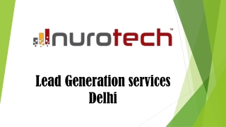 Lead Generation services Delhi