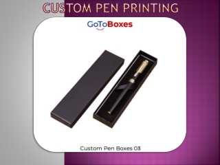 Custom Pen Printing
