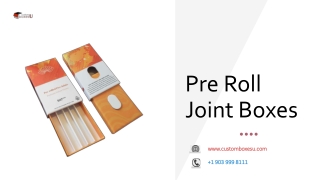 Pre Roll Joint Boxes