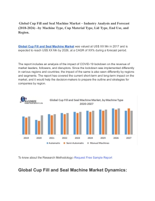 Cup Fill and Seal Machine Market