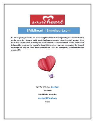 SMMheart | Smmheart.com