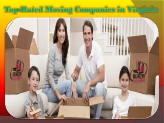 Top-Rated Moving Companies in Virginia