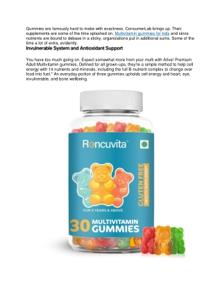Best Multivitamin Gummies for Kids