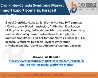 Cronkhite–Canada Syndrome Market pdf