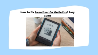 Solve Parse Error On Kindle Fire