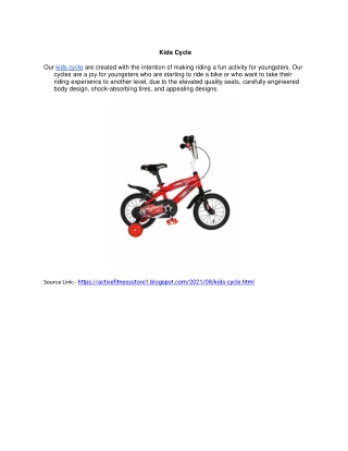 Kids Cycle