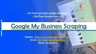Google My Business Scraping