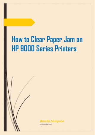 How to Clear HP Officejet Pro 8710 Paper Jam Error?