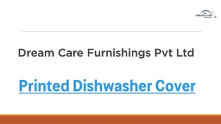 printed dishwasher cover