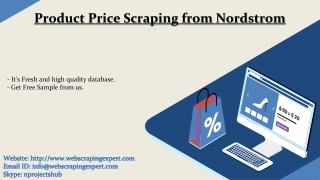 Product Price Scraping from Nordstrom