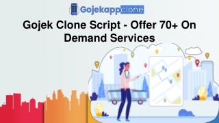 Gojek Clone Script - Offer 70  On Demand Services