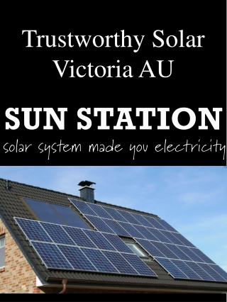 Trustworthy Solar Victoria AU