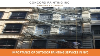 Importance of Outdoor Painting Services in NYC