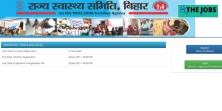 Bihar Health Department recruitment 2021 Apply online