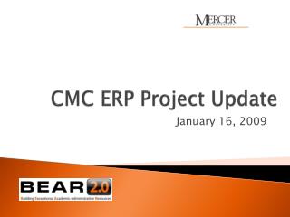 CMC ERP Project Update