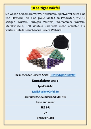 12 seitiger würfel | Spielwürfel.de