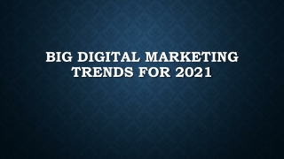 Digital Marketing Trends