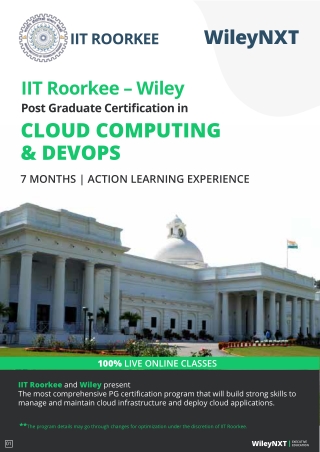 IIT Cloud Computing Course | Devops And Cloud Computing Course