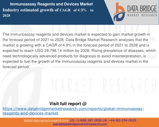 Immunoassay Reagents and Devices Market – Industry Trends and Forecast to 2028