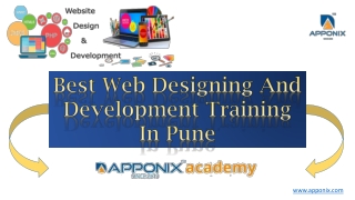 Apponix Web Design web designing and development training in pune