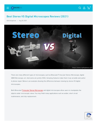 Best Stereo VS Digital Microscopes Reviews 2021