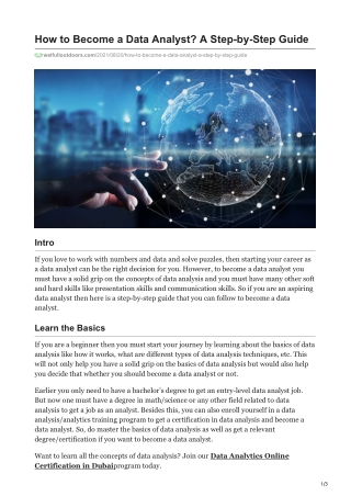 welfulloutdoors.com-How to Become a Data Analyst A Step-by-Step Guide