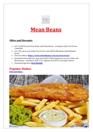 5% Off – Mean Beans Cafe |Burger in Southport, QLD