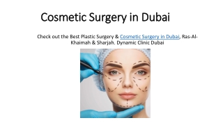 Cosmetic Surgery in Dubai