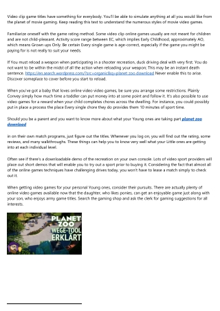 Think You're Cut Out for Doing planet zoo download? Take This Quiz