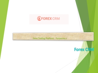 Forex Trading Platform - Forexcrm.c