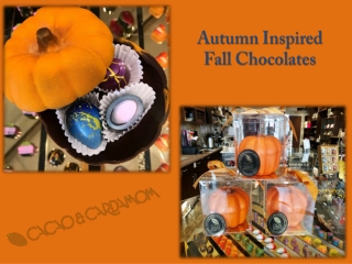 Autumn Chocolate Desserts - Autumn Inspired Fall Chocolates